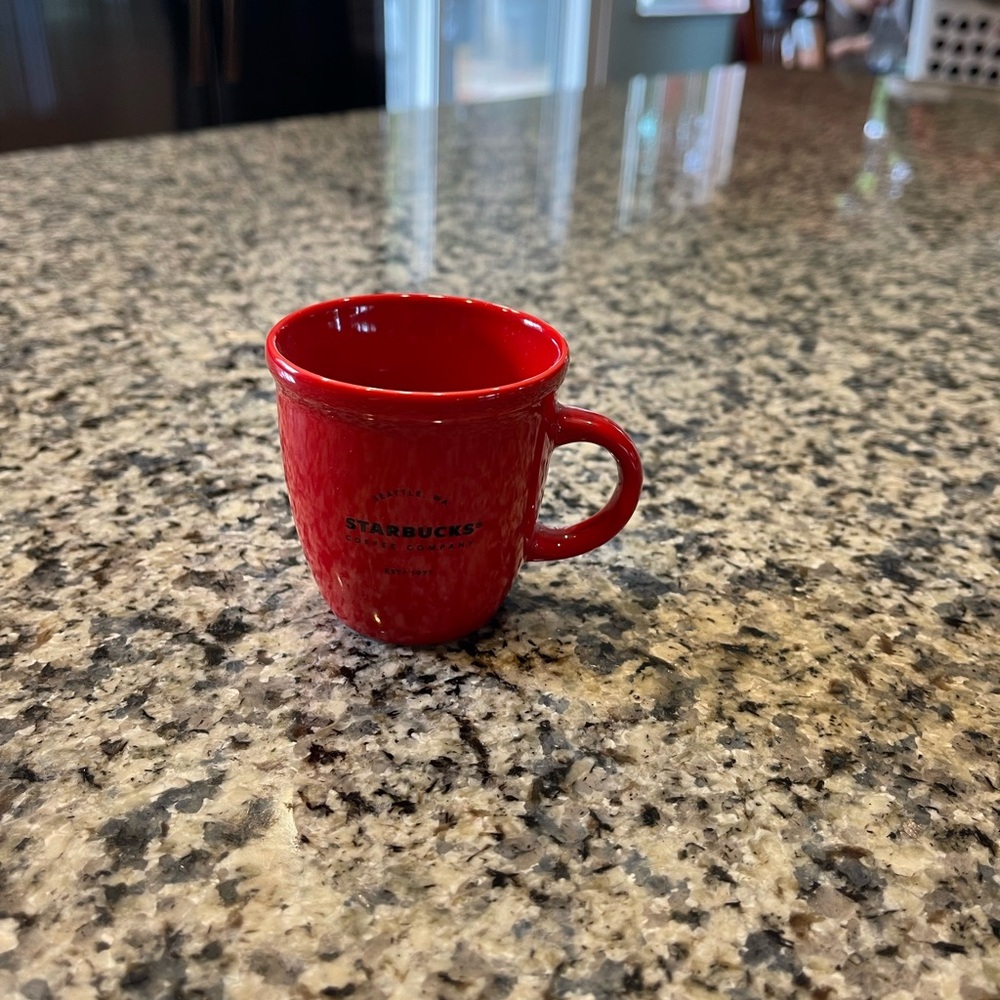 STARBUCKS MINIATURE ORNAMENT MUG Espresso cup 3 oz